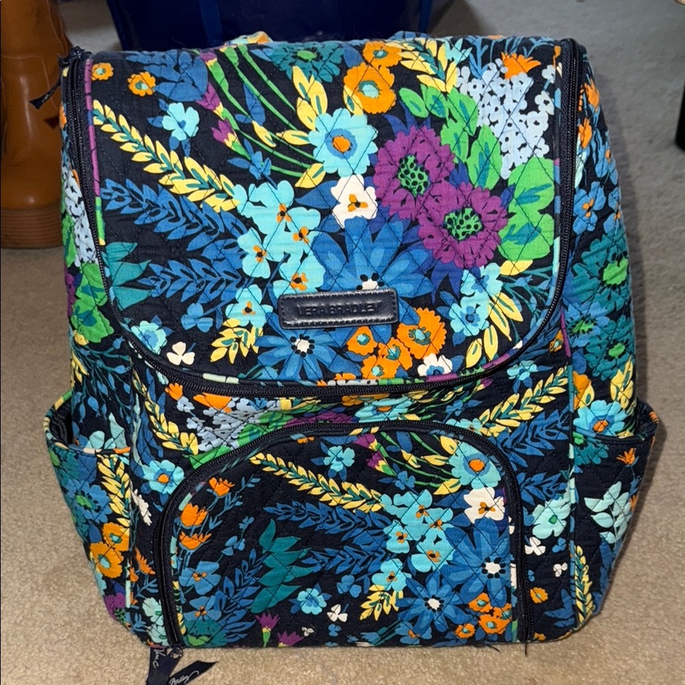 Vera Bradley Floral Backpack - Multicolor